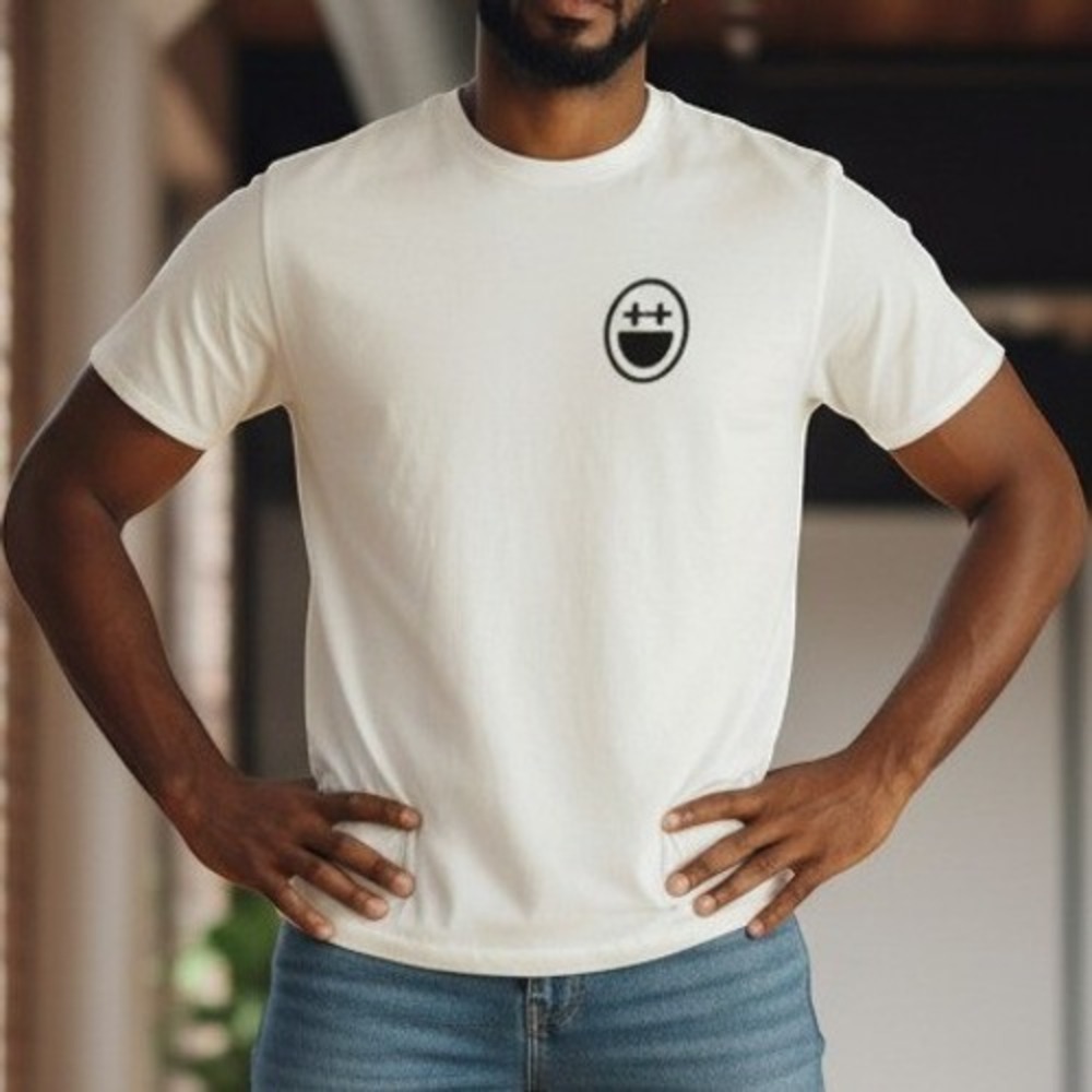 BIGFACE Coffee Oversized Heavyweight T-Shirt White XL 365 GSM Combed Cotton USA